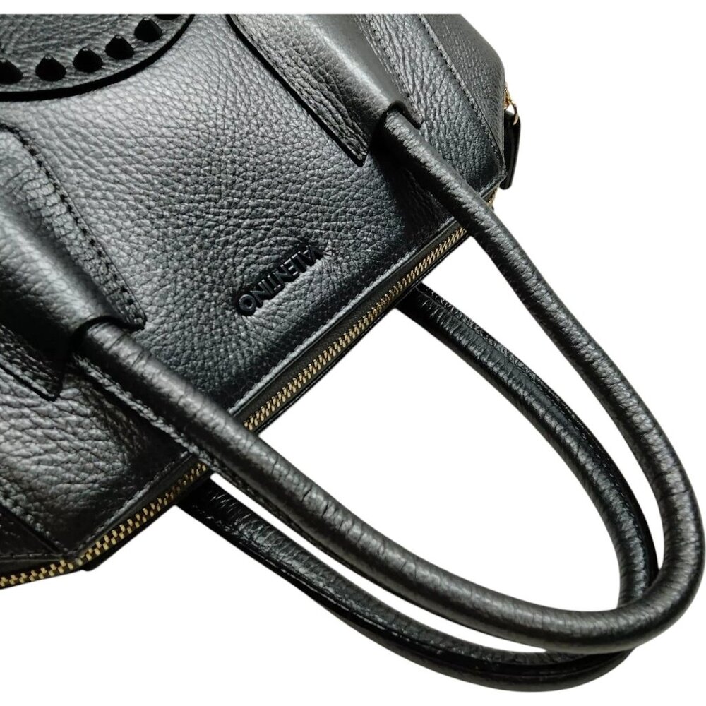 689323BA (X4) Valentino Garavani Hand Bag Gray Leather - Picture 3 of 9